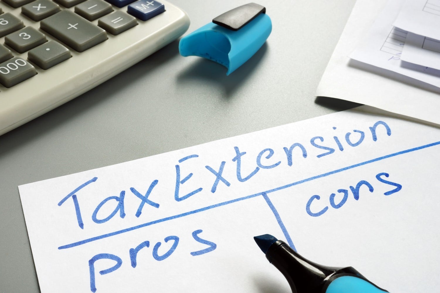 When to File for an Extension on Your Tax Returns
